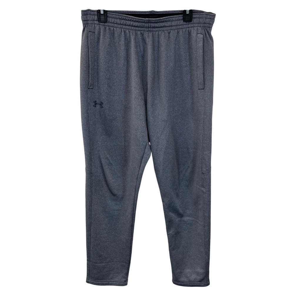 Under Armour ColdGear Mens‎ Loose Fit Sweatpants Gray Joggers Large 28 Inseam
